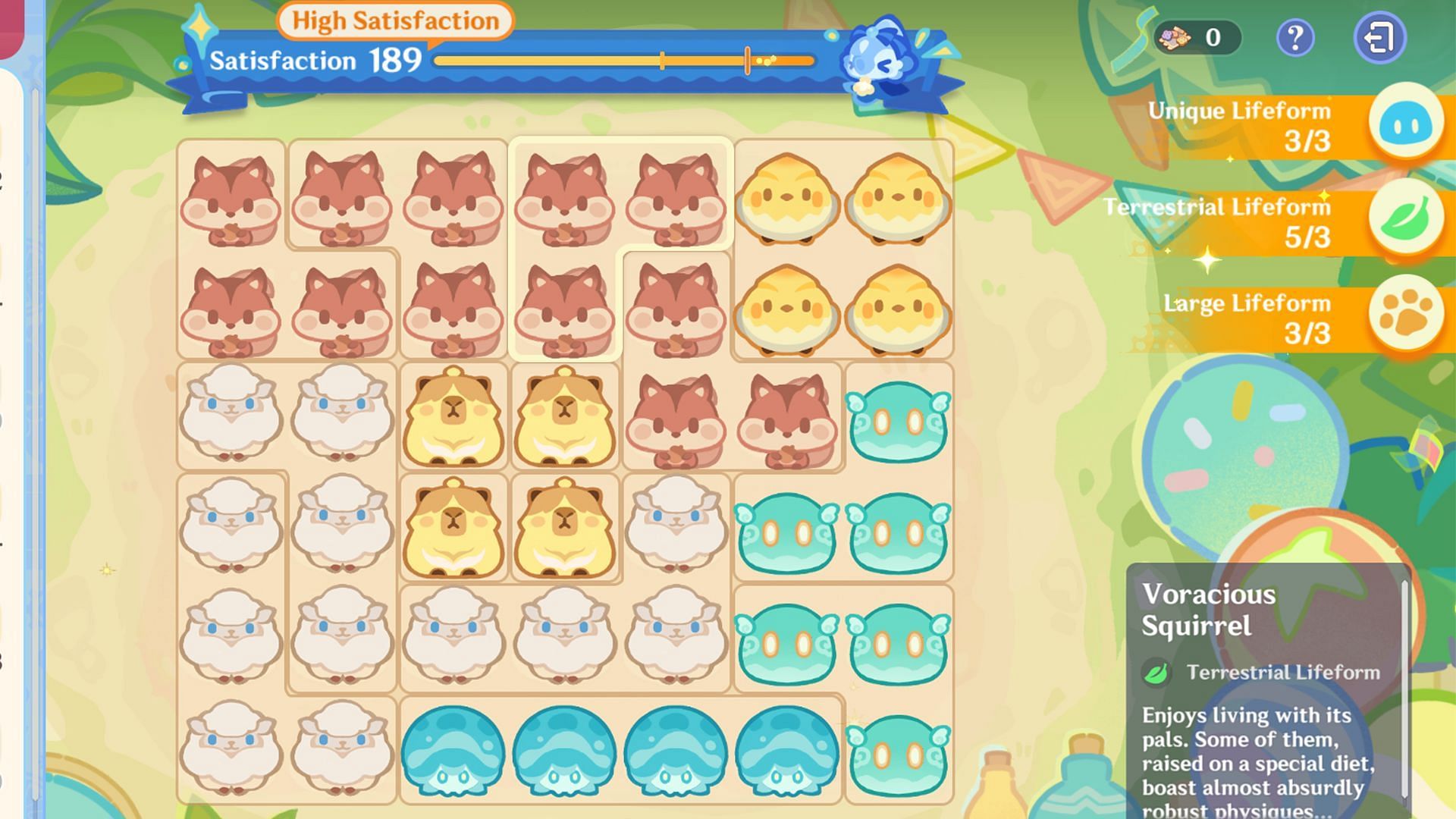 Layout option #2 for high satisfaction (Image via Sportskeeda Gaming || HoYoverse)